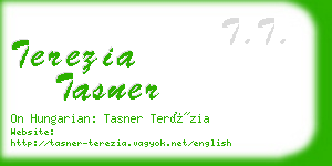 terezia tasner business card